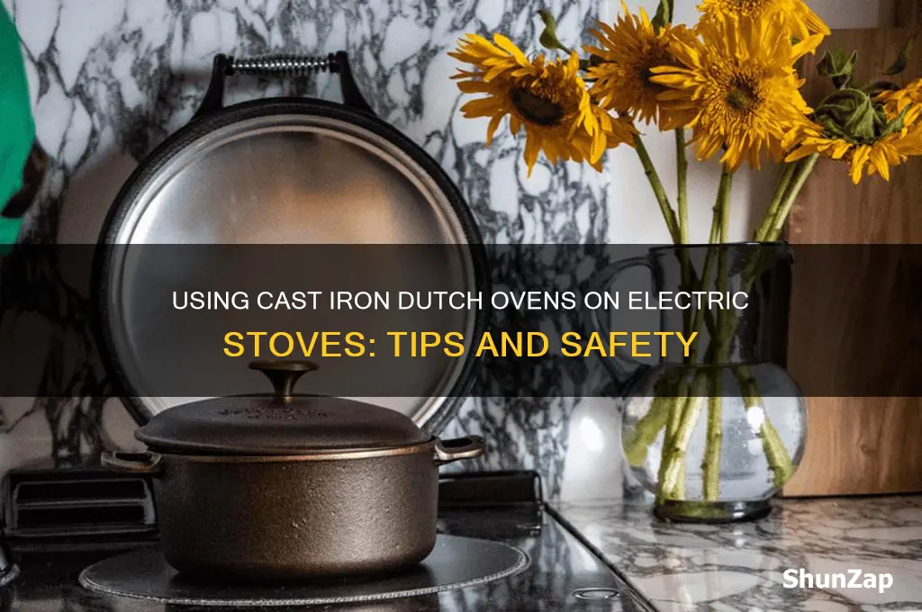 can you use cast iron dutch oven electric stove