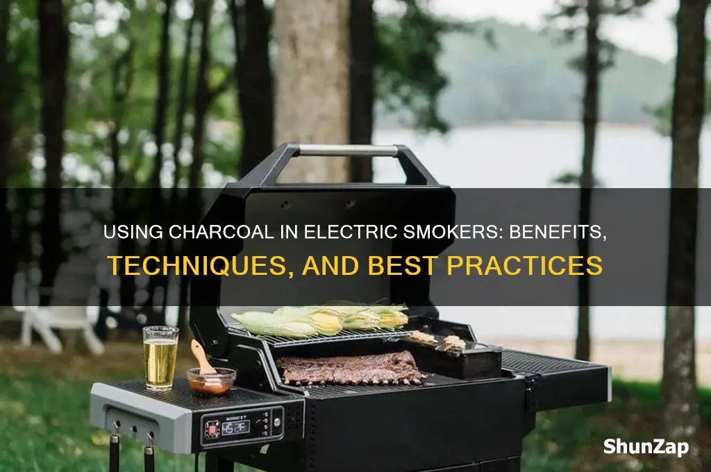 can you use charcoal in a electric smoker