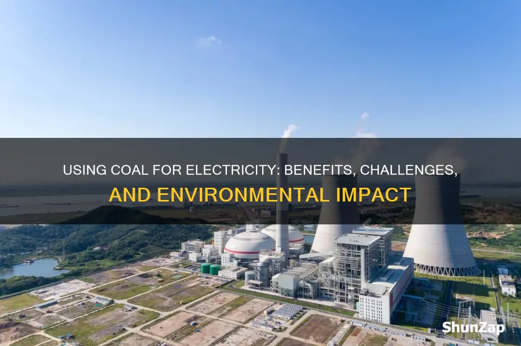 can you use coal to generate electricity