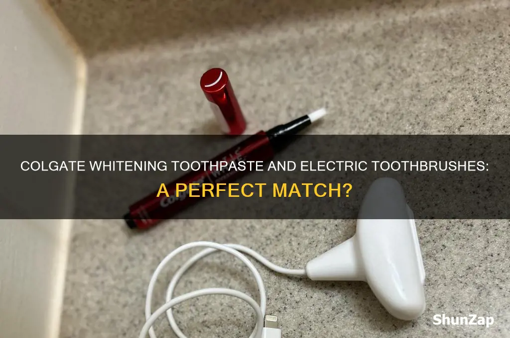can you use colgate whitening toothpaste with an electric toothbrush