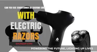 Conditioner as Shaving Cream: Electric Razor Compatibility Explained