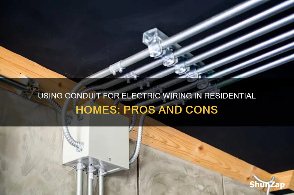 can you use conduit for electric wires in house
