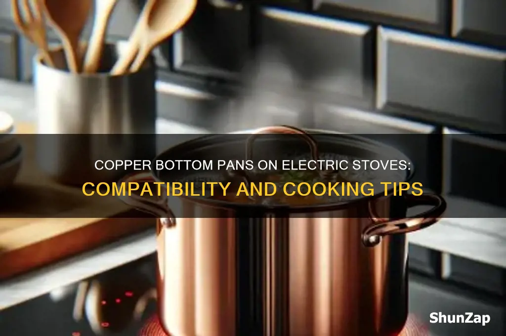 can you use copper bottom pans on electric stove