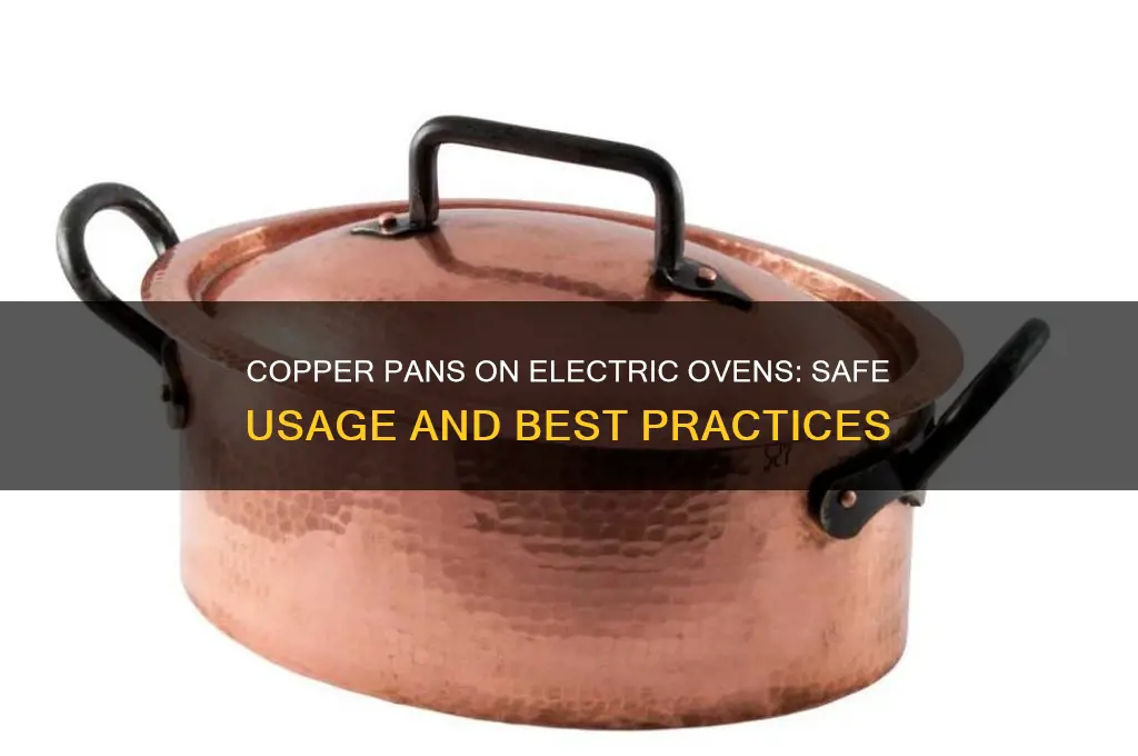 can you use copper pans on an electric oven