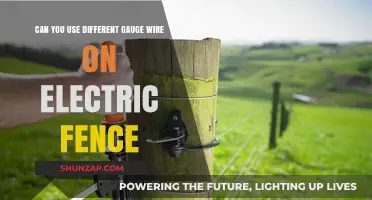 Using Different Gauge Wires on Electric Fences: Compatibility and Safety Tips