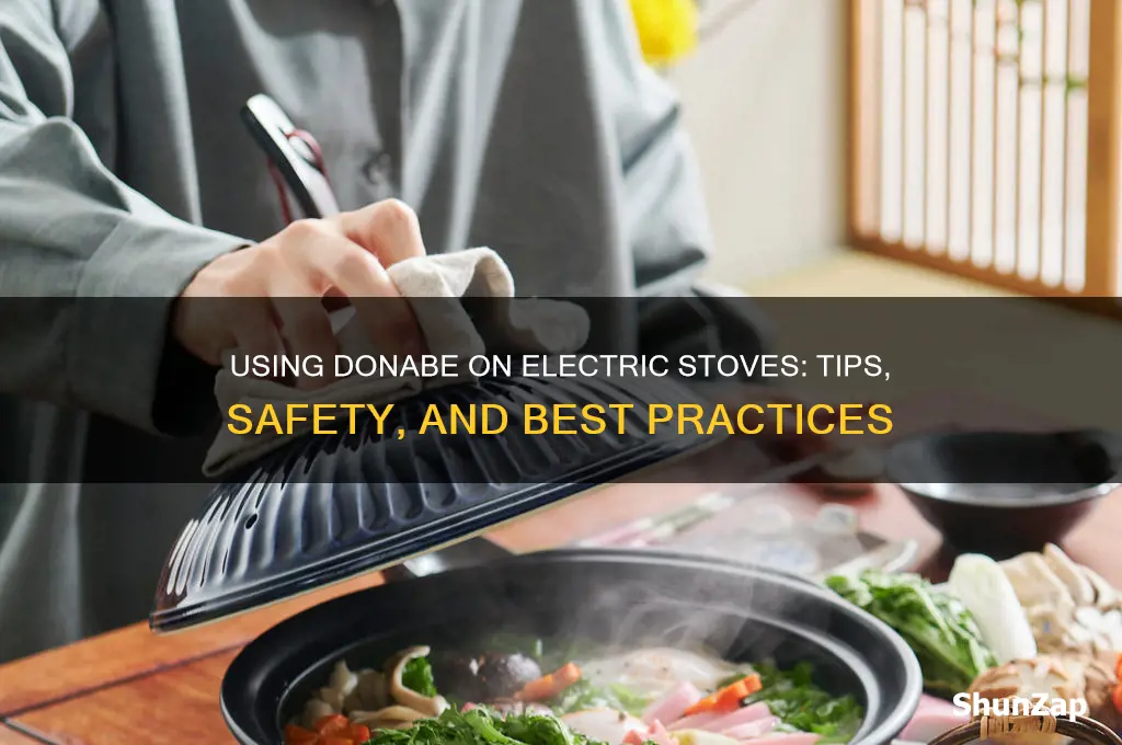 can you use donabe on electric stove