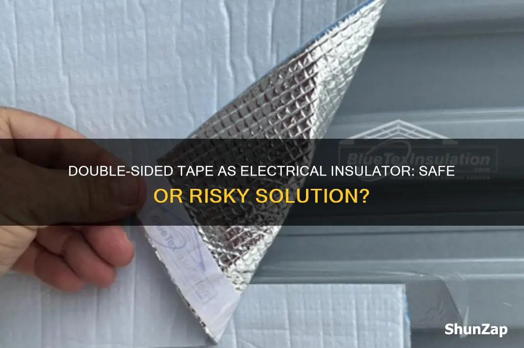 can you use double sided tape as a electric insulator