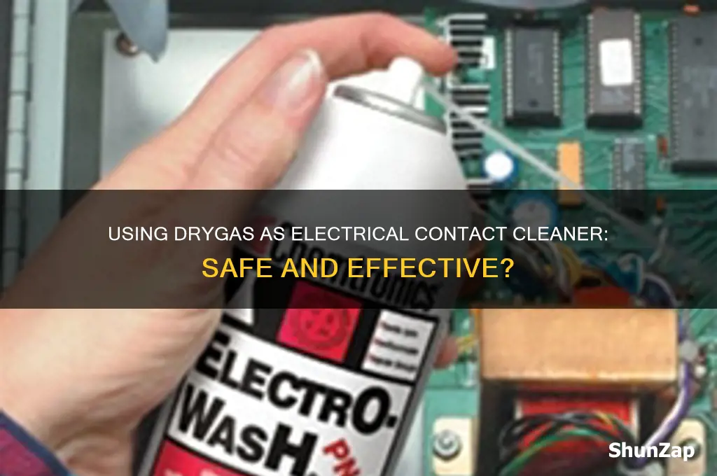 can you use drygas as electrical contact cleaner