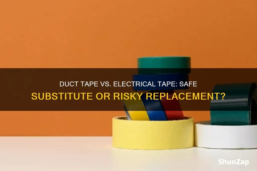 can you use duct tape in replace of electrical tape
