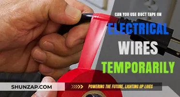 Duct Tape on Electrical Wires: Safe Temporary Fix or Hazard?