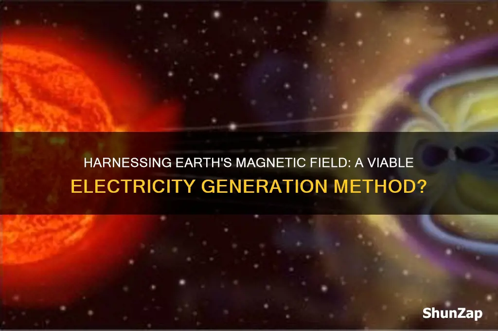 can you use earths magnetic field to generate electricity