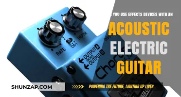 Enhancing Acoustic-Electric Guitar Sound: Using Effects Pedals for Richer Tones