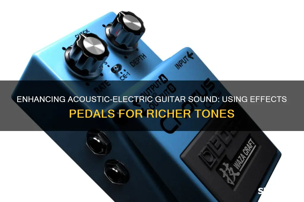 can you use effects devices with an acoustic electric guitar