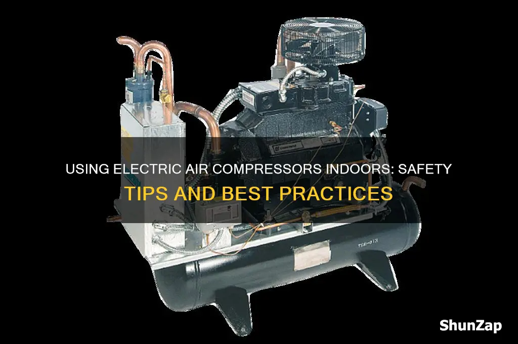 can you use electric air compressor indoors
