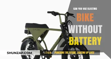 Pedaling an E-Bike: Can You Ride Without the Battery?