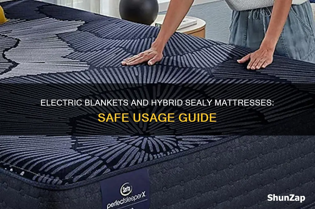 can you use electric blanket with hybrid sealy matteress