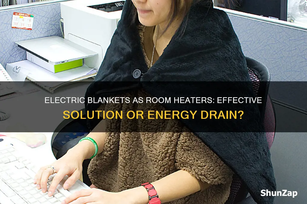 can you use electric blankets to warm a room