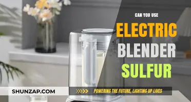 Using Electric Blenders for Sulfur: Safety Tips and Best Practices