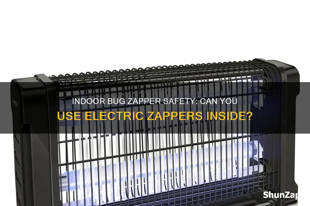 can you use electric bug zappers inside