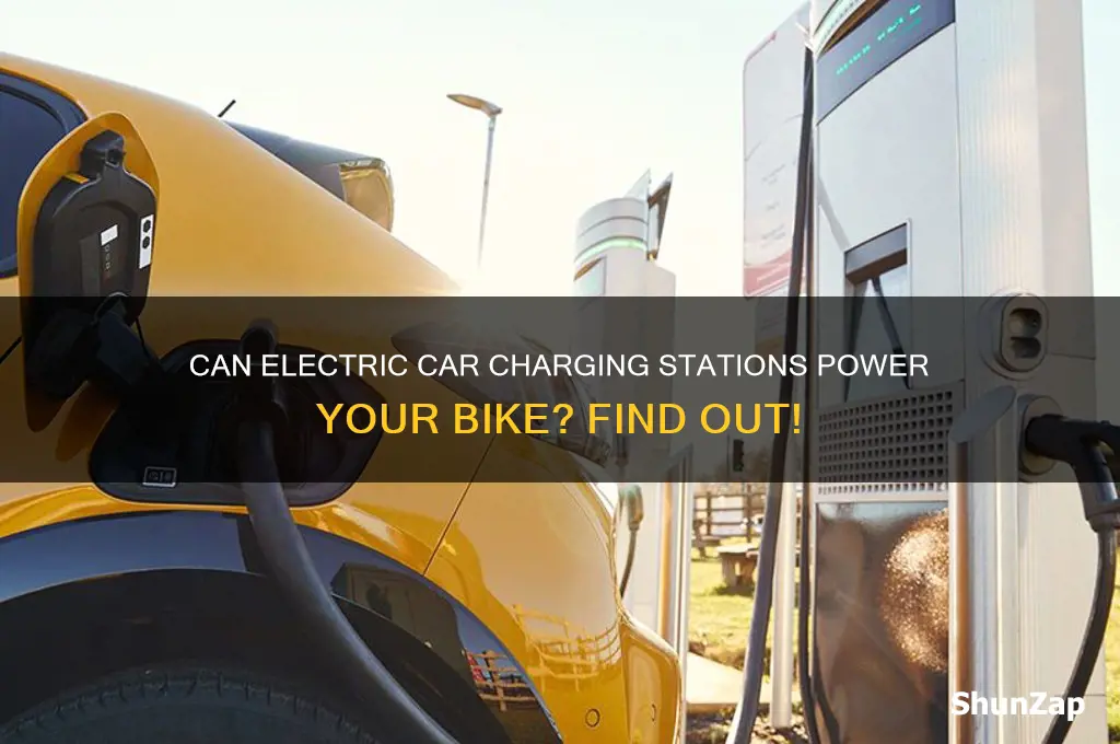 can you use electric car ststipn for bike