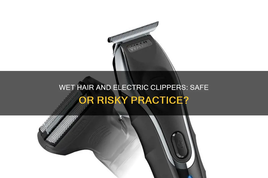 can you use electric clippers on wet hair