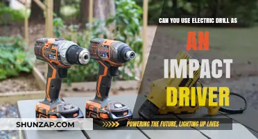 Electric Drill vs. Impact Driver: Can One Replace the Other?