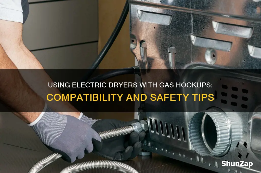 can you use electric dryer with gas hookup
