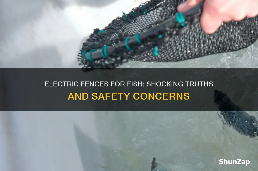 can you use electric fence to shock fish