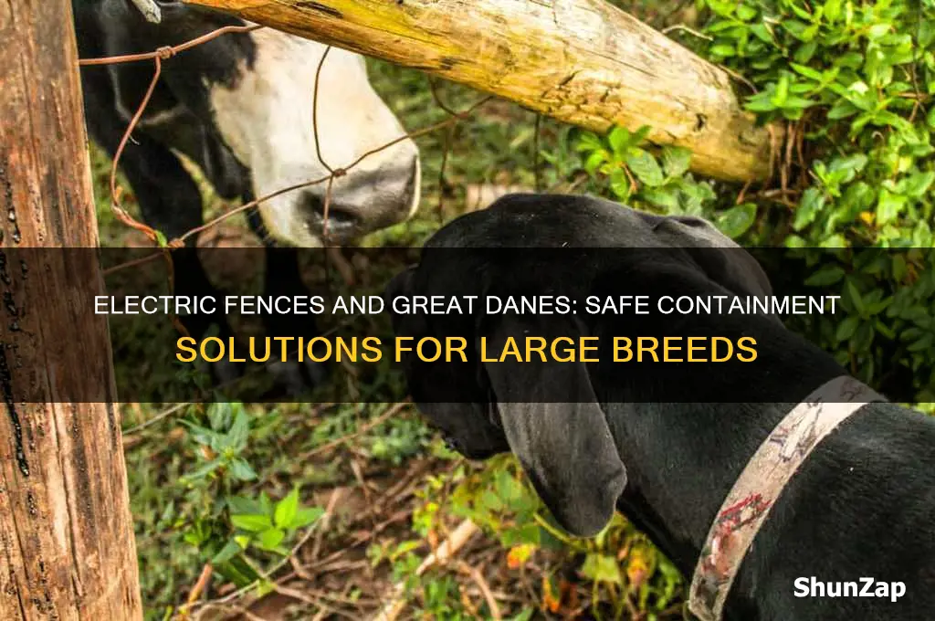 can you use electric fences with great danes