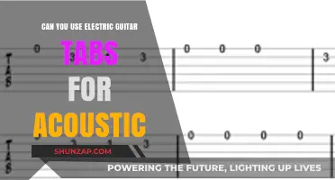 Using Electric Guitar Tabs for Acoustic: Tips and Techniques
