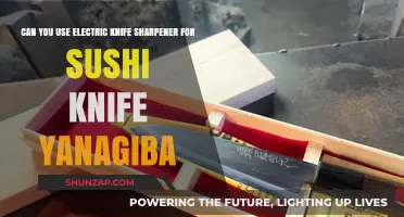 Electric Sharpeners vs. Yanagiba: Safe for Sushi Knife Care?