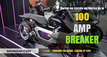 Electric Motorcycle Oil vs. 100 Amp Breaker: Compatibility Explained