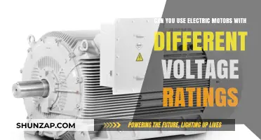 Using Electric Motors with Different Voltage Ratings: Compatibility and Safety Tips