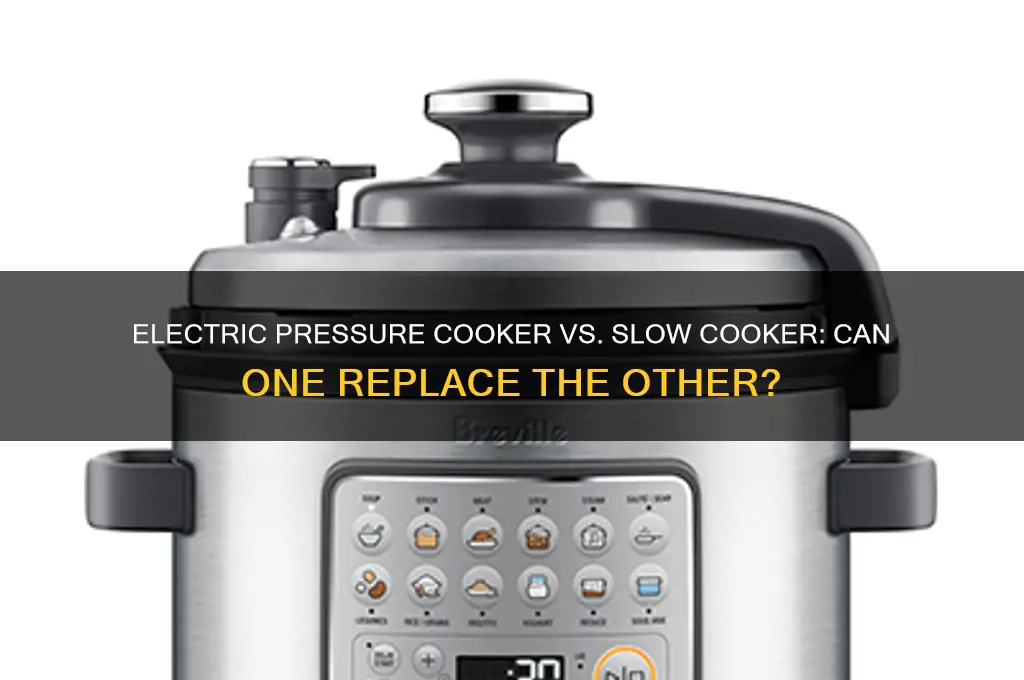 can you use electric pressure cooker as slow cooker