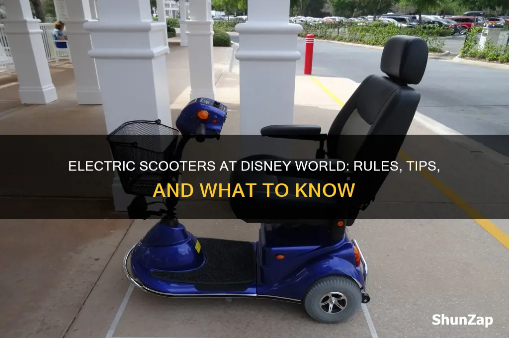 can you use electric scooters at disney world
