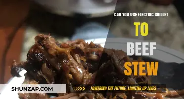 Electric Skillet Beef Stew: A Convenient One-Pot Cooking Method