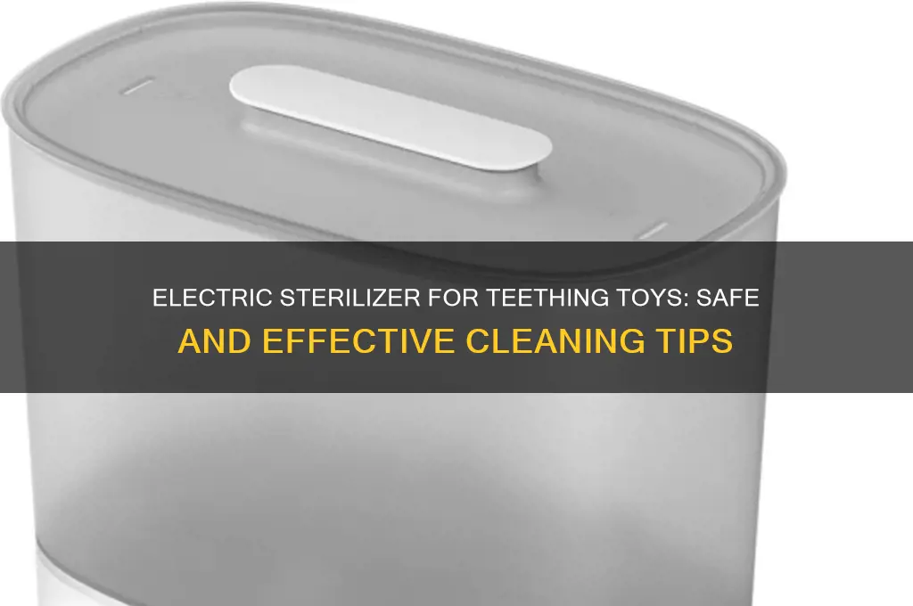 can you use electric sterilizer for teething toy