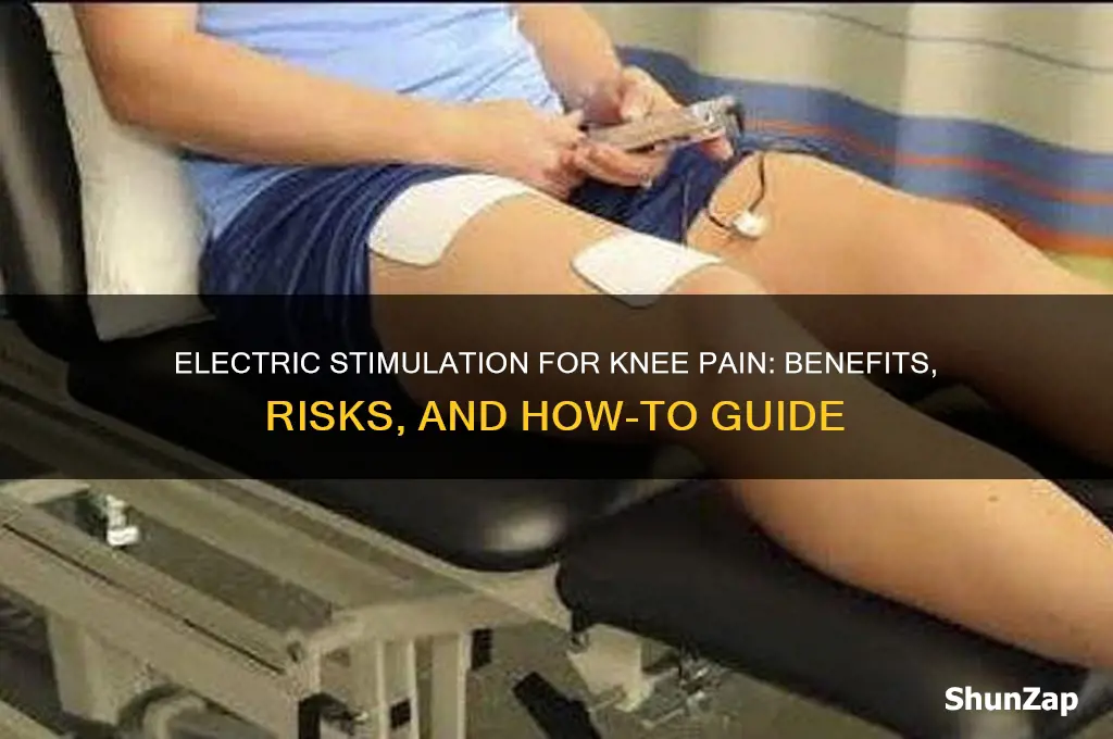 can you use electric stim on your knee