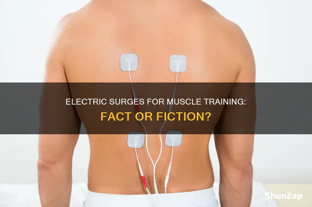 can you use electric surges to train muscle