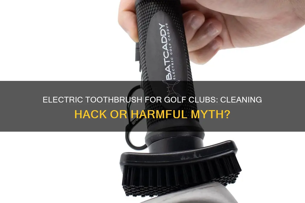 can you use electric toothbrush on golf