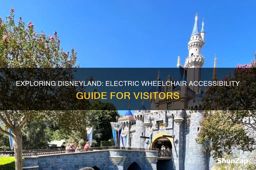 can you use electric wheelchairs at disneyland