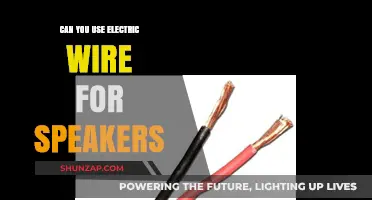 Using Electric Wire for Speakers: Safety, Compatibility, and Performance Explained