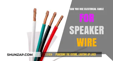 Using Electrical Cable as Speaker Wire: Safe or Risky Choice?