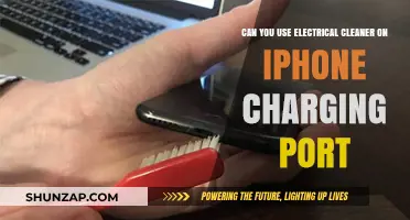 Can Electrical Cleaner Safely Clean Your iPhone Charging Port?