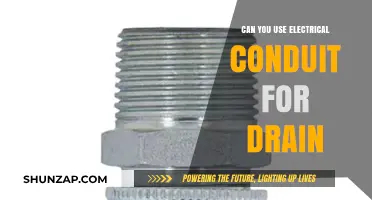 Using Electrical Conduit for Drainage: Is It a Safe DIY Solution?