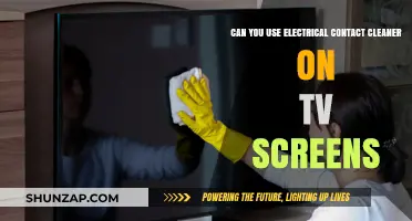 Using Electrical Contact Cleaner on TV Screens: Safe or Risky?