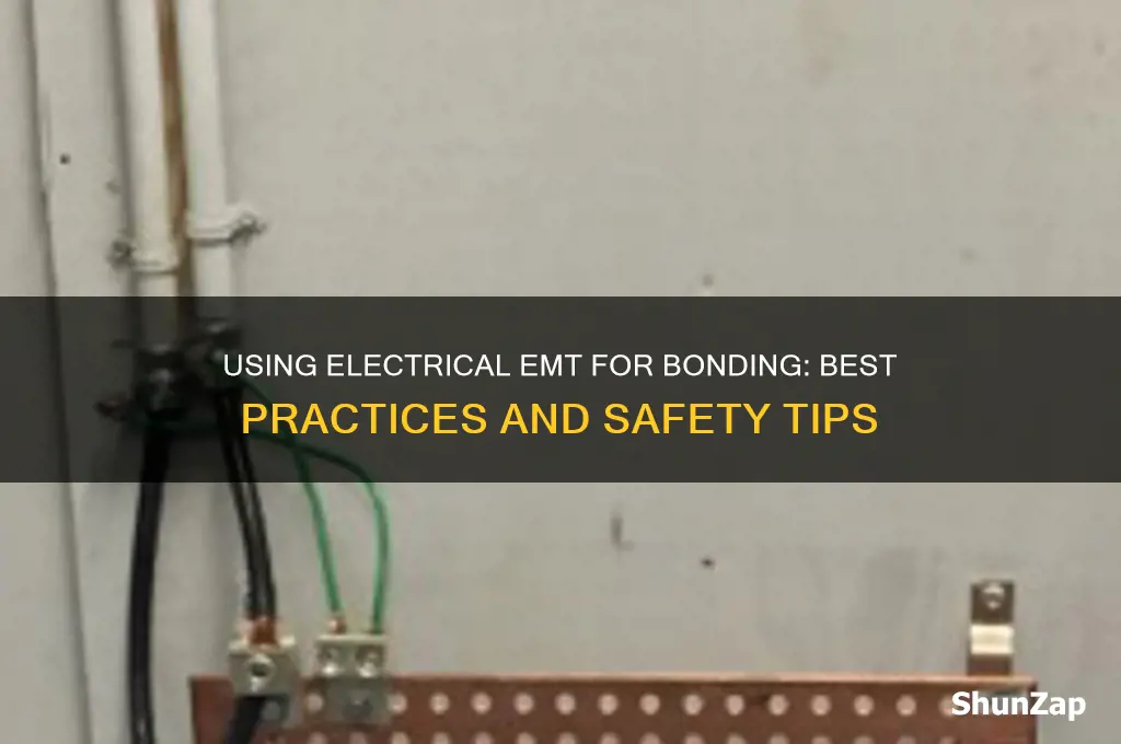 can you use electrical emt for bonding