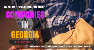 Using One Electrical License Across Multiple Georgia Companies: Legal Insights