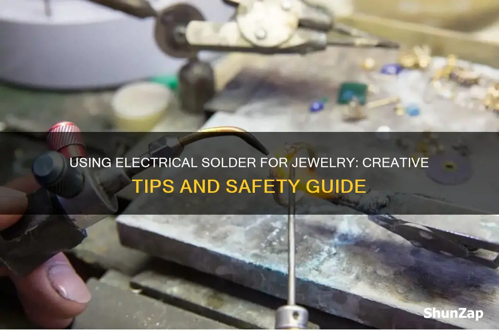can you use electrical solder for jewelry