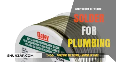 Electrical Solder for Plumbing: Safe Alternative or Risky Repair?